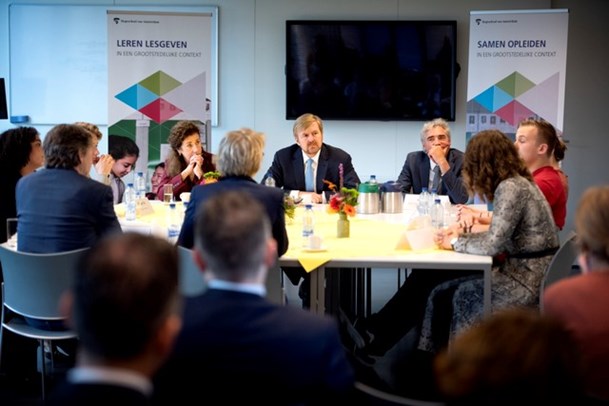 Gesprek met studenten
